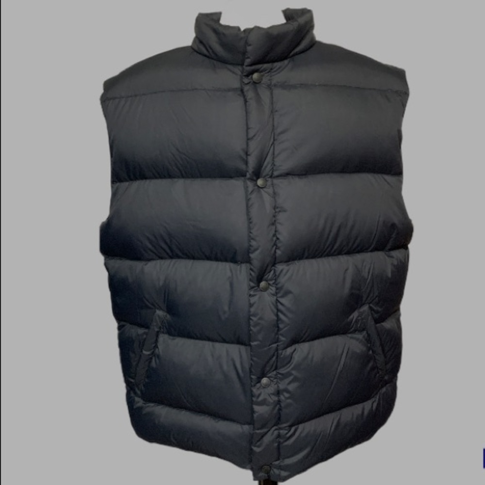 Cabelas Premier Northern 80% Goose Down Puffer Vest Black Mens XL Tall NWOT